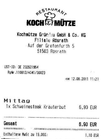 supt Hffner Kochmtze Restaurant